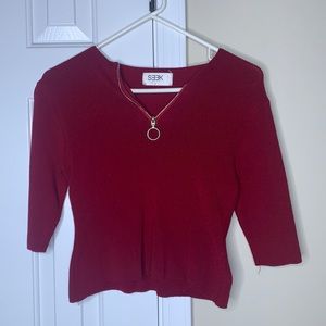 Seek the Label/Designer crop top